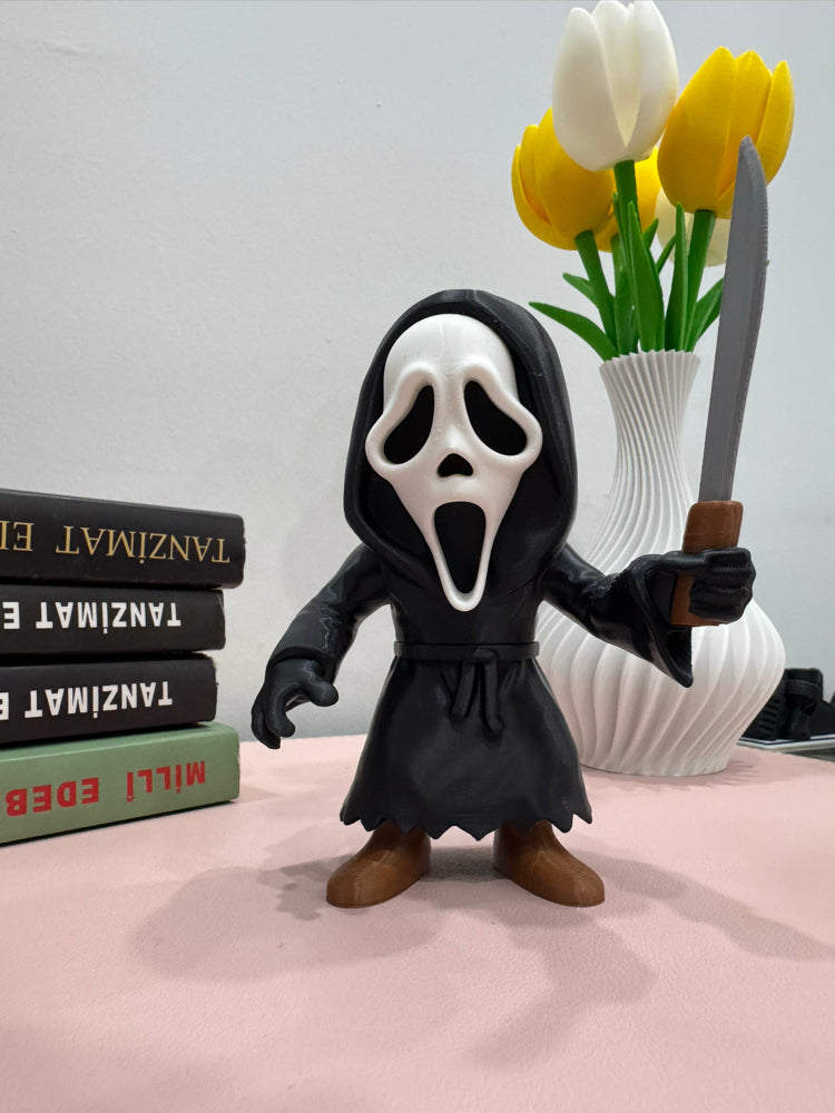 3D Printed Horror Mask Inspired Collectible Figure