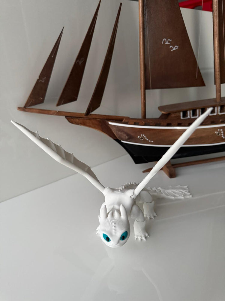 3D Printed Articulated Dragon Collectible Figure