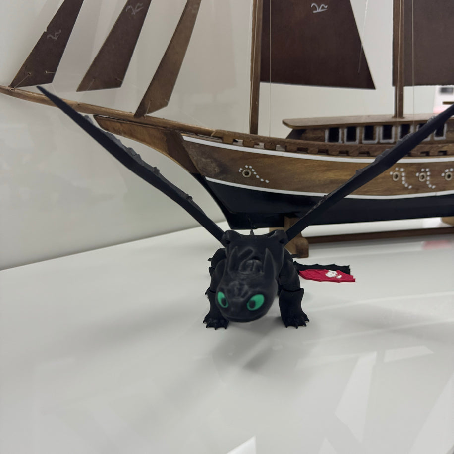 3D Printed Articulated Dragon Collectible Figure