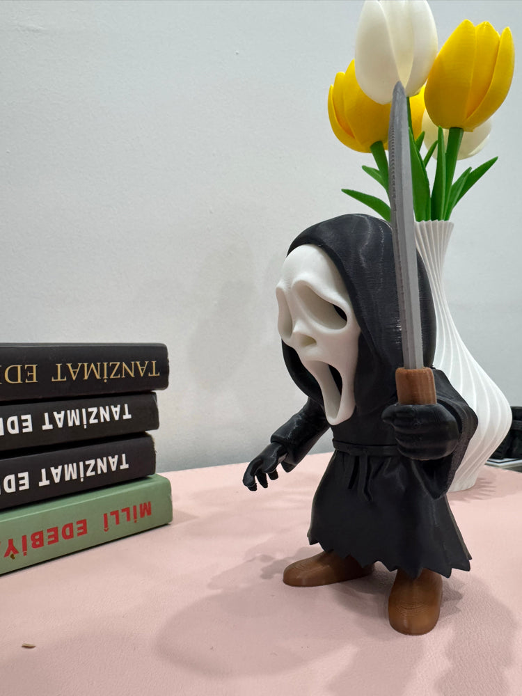 3D Printed Horror Mask Inspired Collectible Figure
