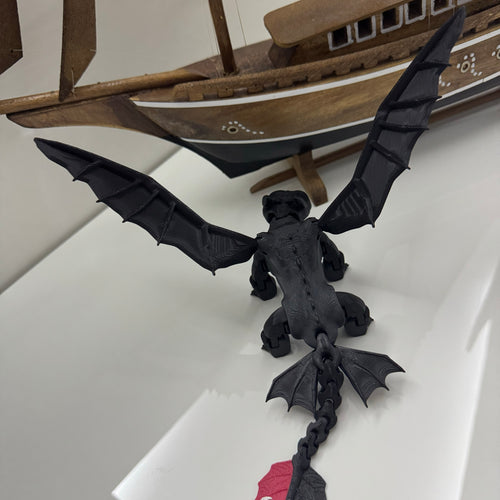 3D Printed Articulated Dragon Collectible Figure