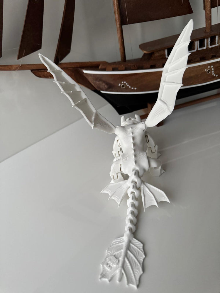 3D Printed Articulated Dragon Collectible Figure