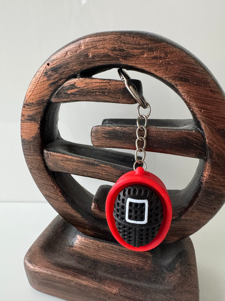 3D Printed Guard Mask Inspired Keychain