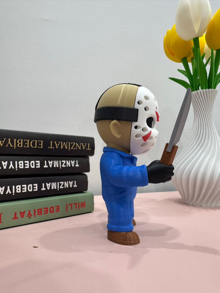 3D Printed Hockey Mask Horror Inspired Collectible Figure