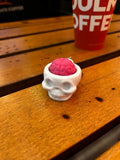 Cute 3D Printed Skull Brain Keychain