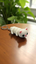 Cute 3D Printed Articulated Cat Keychain
